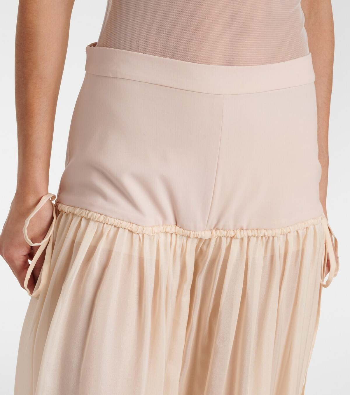 Nensi Dojaka Mid-rise wide-leg pants