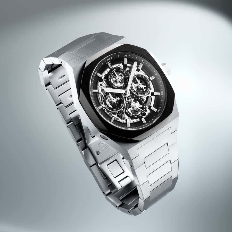 Thomas Earnshaw Drake Triple Calendar Black Dial Mens Watch ES-8308-44