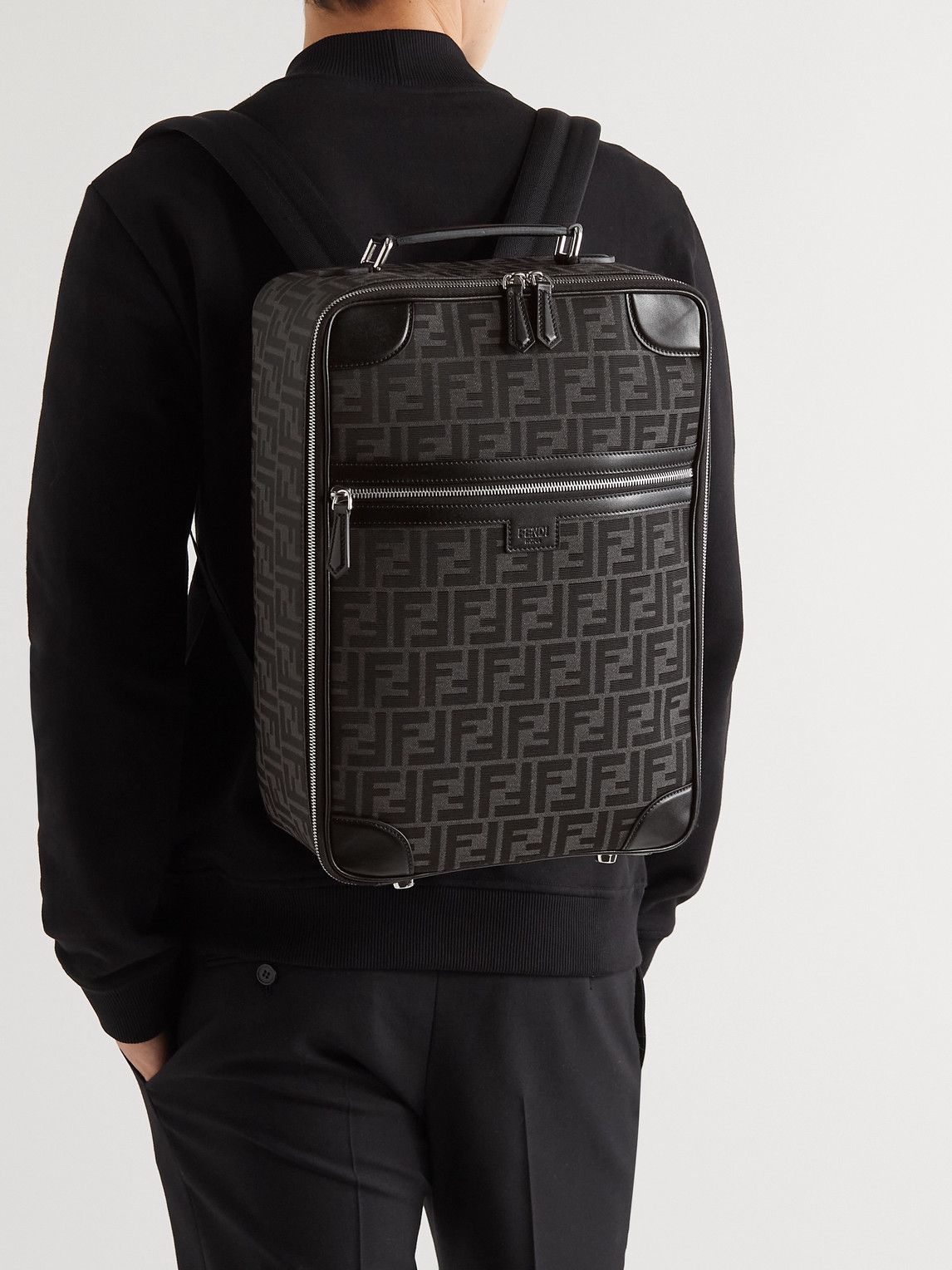 Fendi hot sale canvas backpack