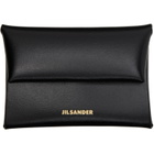 Jil Sander Black Folded Coin Pouch