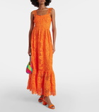 Farm Rio Guipure lace maxi dress