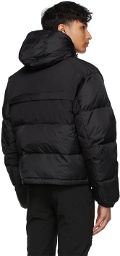 HELIOT EMIL Black Down Double Layer Jacket