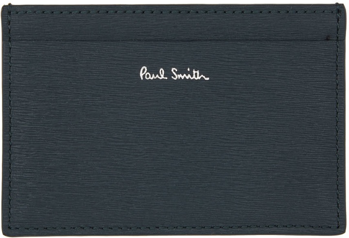 Photo: Paul Smith Blue & Green Straw Card Holder