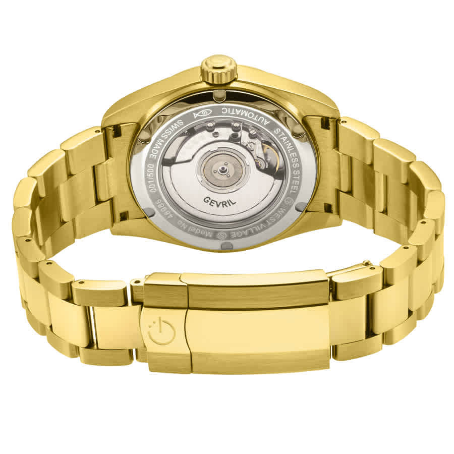 Gevril West Village Automatic Blue Dial Mens Watch 48986B