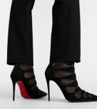 Christian Louboutin Circus Max 100 suede ankle boots