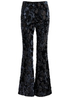 Dorothee Schumacher Shimmering Attraction Sequin-embellished Trousers Navy