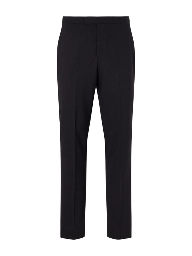 Photo: Favourbrook - Straight-Leg Wool-Blend Tuxedo Trousers - Black