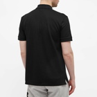 Alexander McQueen Men's Taped Logo Polo Shirt in Black/Mix