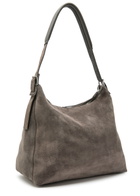 Lemaire Belted Suede Hobo bag - Brown - One Size