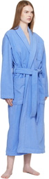 Tekla Blue Terry Classic Bathrobe