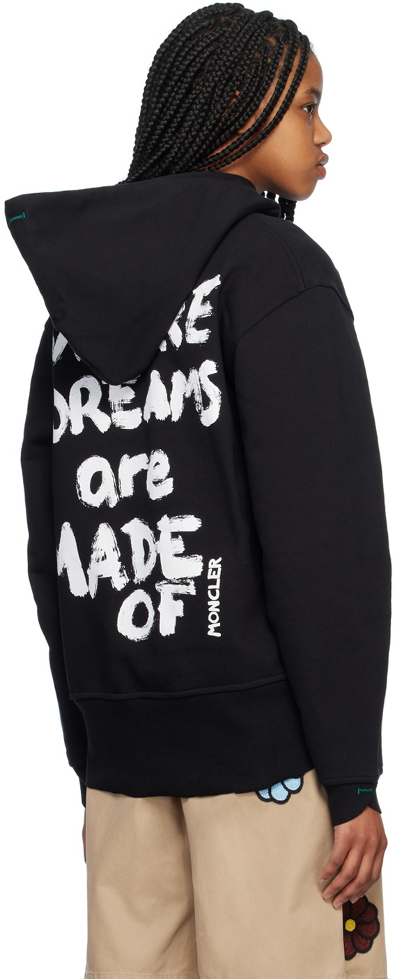 Moncler Genius Moncler Alicia Keys Black Drawstring Hoodie