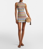 Missoni Zigzag lamé beach cover-up