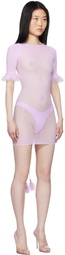 Poster Girl Purple Vanderpool Minidress