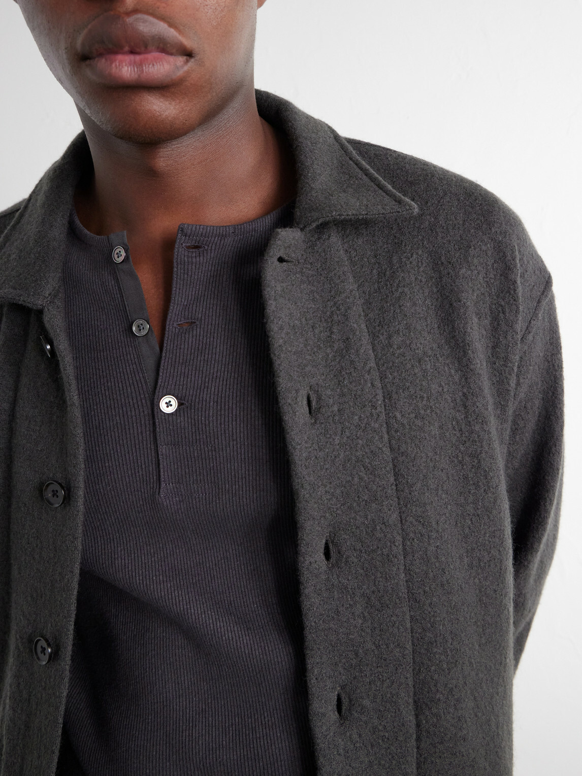 NN07 - Reed 6398 Wool Cardigan - Gray