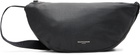 WOOYOUNGMI Black Leather Moon Bag