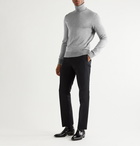 TOM FORD - Slim-Fit Cashmere and Silk-Blend Rollneck Sweater - Gray