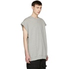 Marques Almeida Grey Sleeveless Oversized Sweatshirt