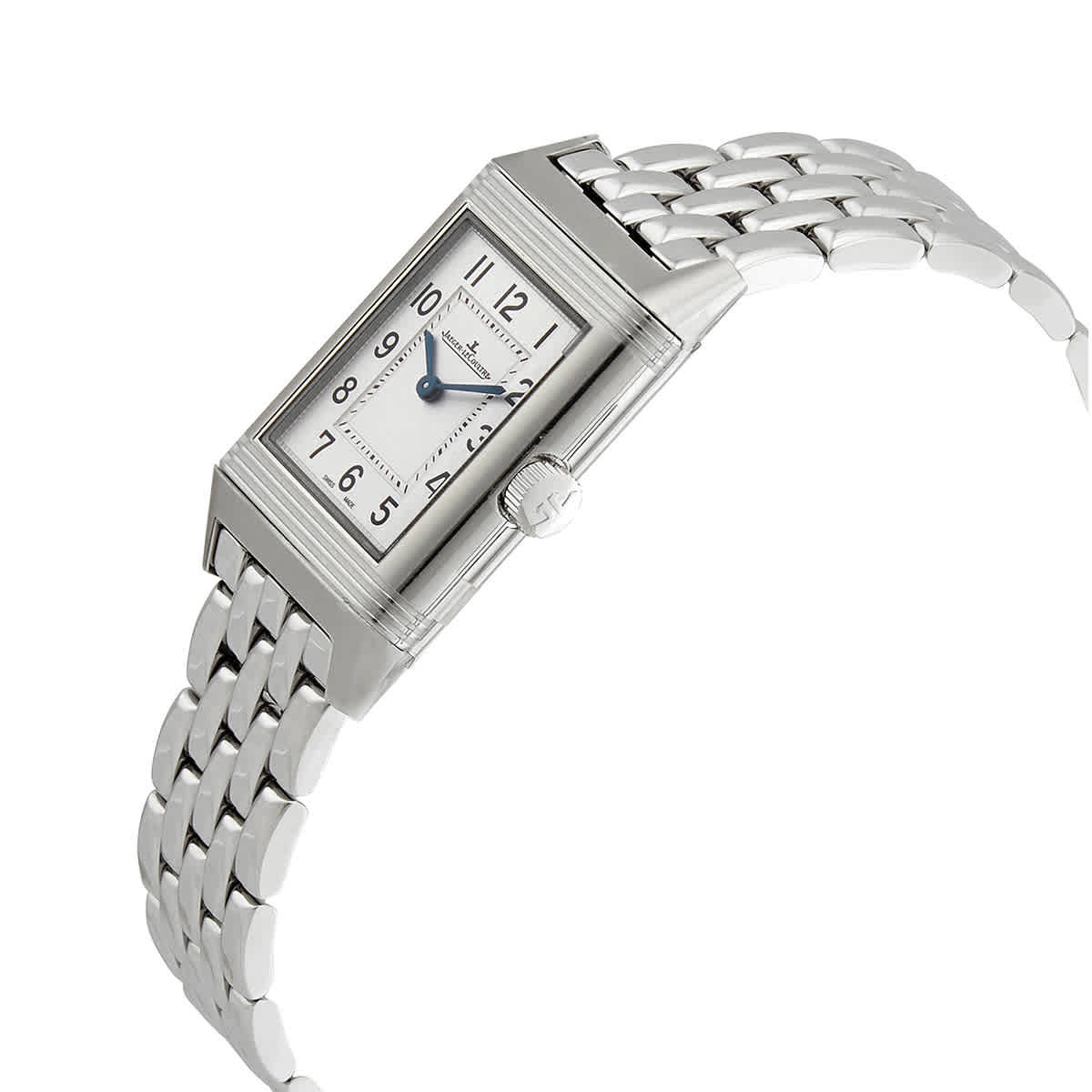 Jaeger LeCoultre Reverso Classic Monoface Quartz Silver Dial Ladies Watch Q2618140