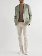 Brunello Cucinelli - Slim-Fit Linen, Wool and Silk-Blend Blazer - Green