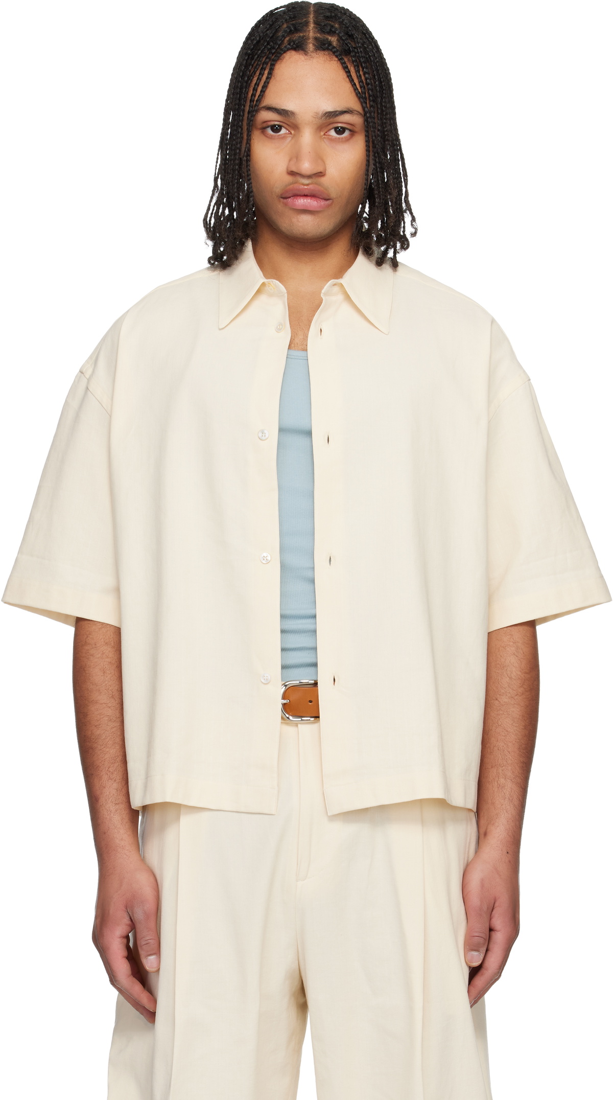 Studio Nicholson Off-White Sanko Shirt