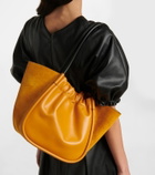 Proenza Schouler Ruched Large leather and suede tote bag