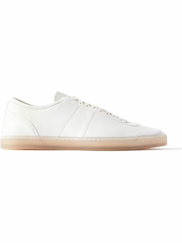 Photo: LEMAIRE - Suede-Trimmed Leather Sneakers - Neutrals