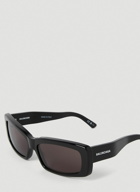 Balenciaga - Oversized Rectangle Sunglasses in Black
