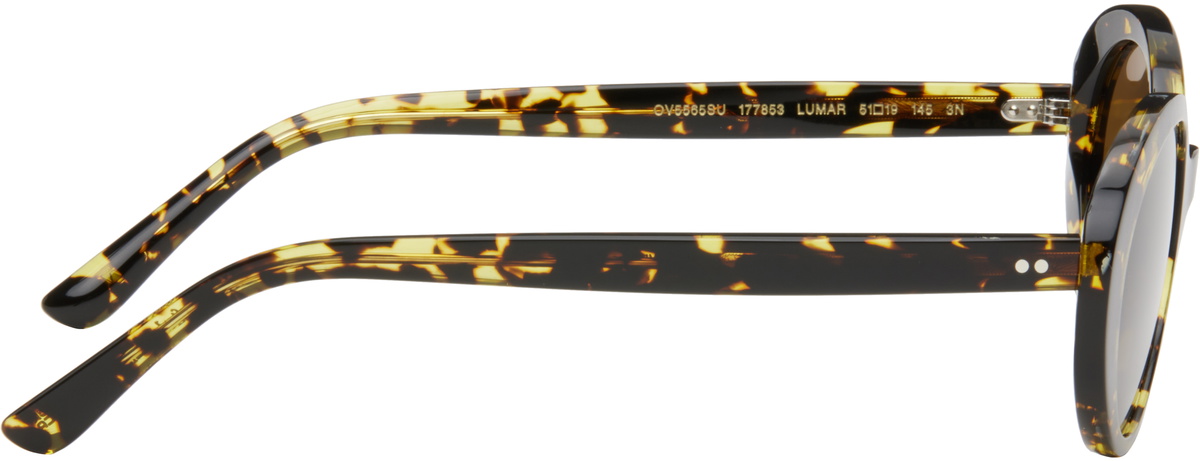 Oliver Peoples Brown Lumar Sunglasses