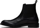 BOSS Black Leather Chelsea Boots