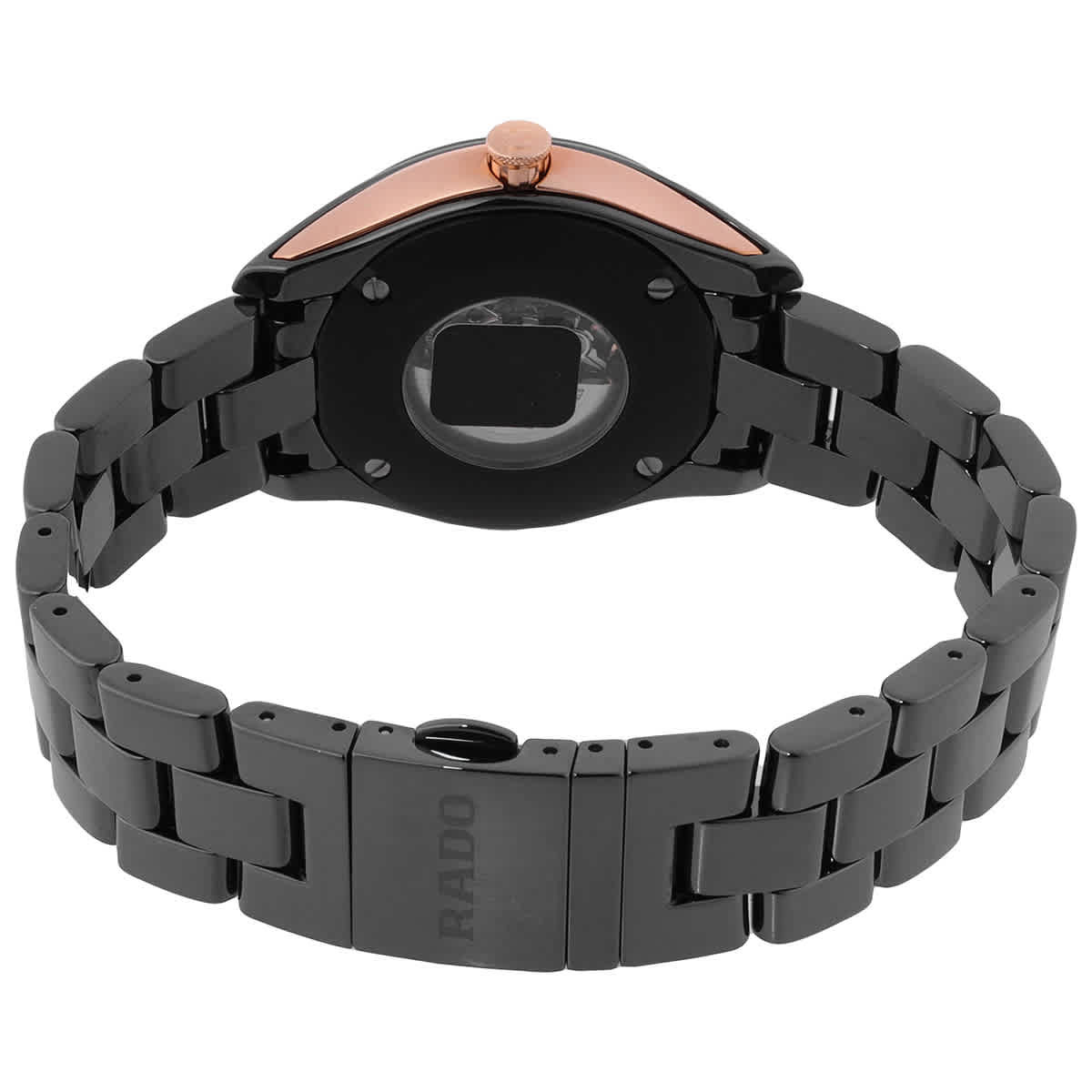 Rado HyperChrome Automatic Diamond Black Dial Ladies Watch R32044902