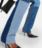 Marine Serre - Moonogram patchwork straight jeans