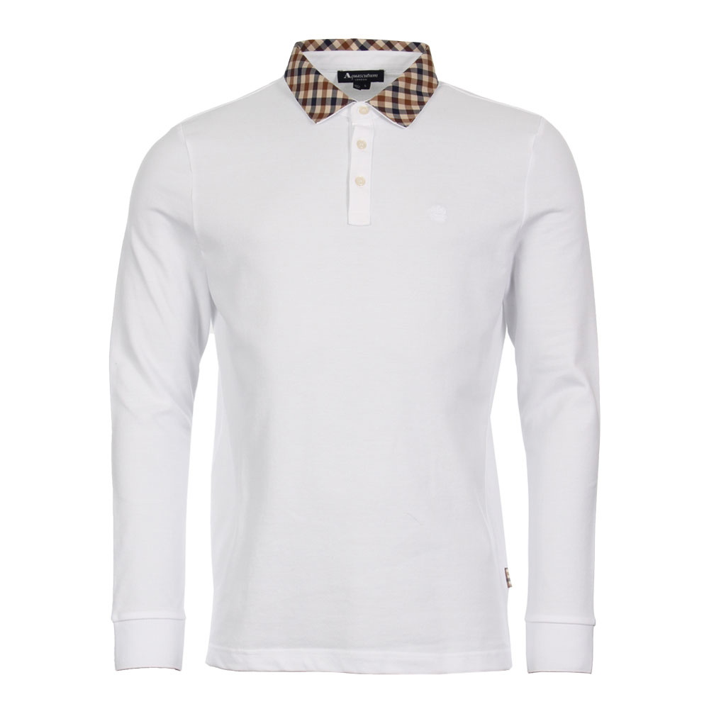 Aquascutum polo long outlet sleeve