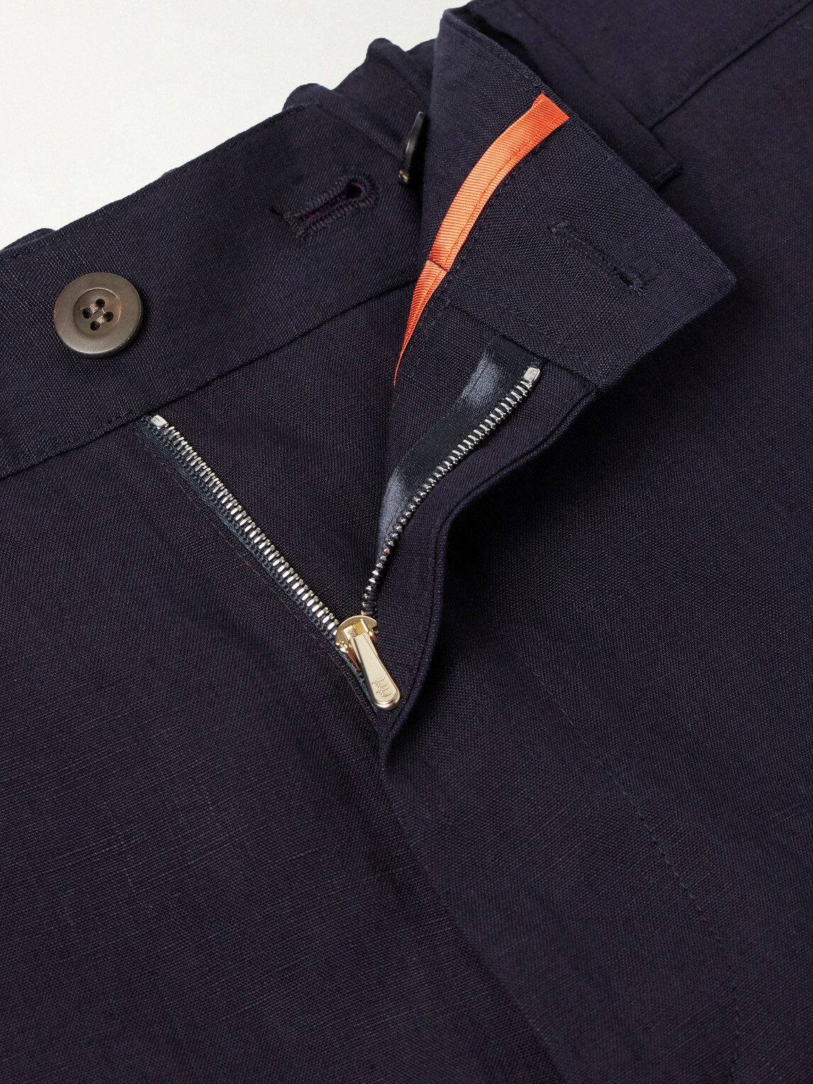 Paul Smith - Straight-Leg Linen Shorts - Blue