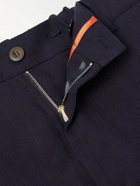 Paul Smith - Straight-Leg Linen Shorts - Blue