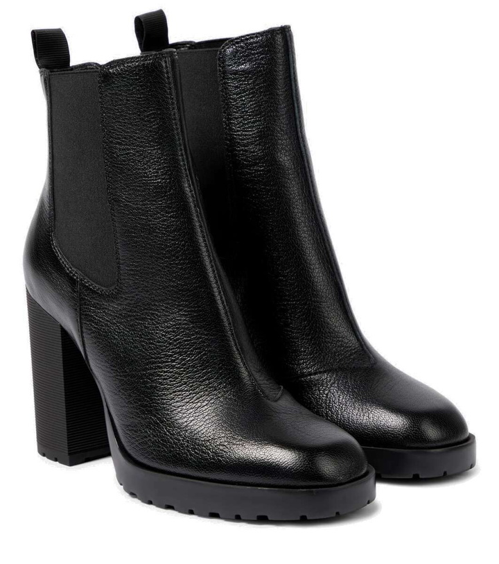 Photo: Hogan H623 leather Chelsea boots