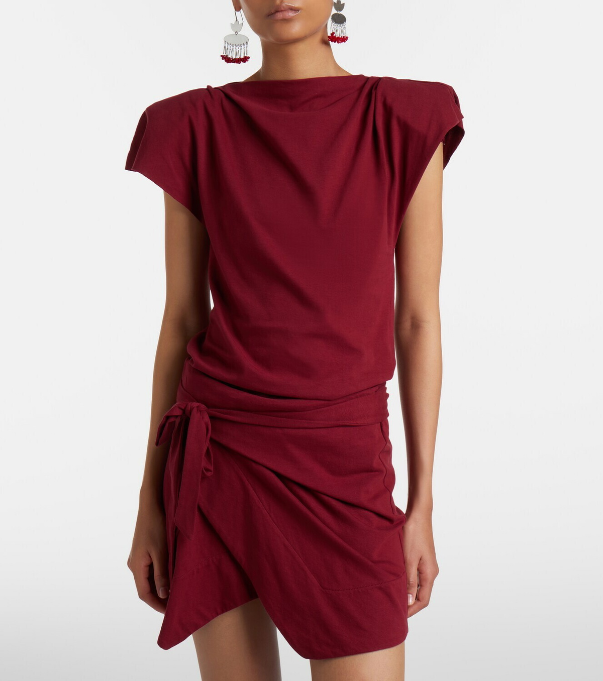 Isabel Marant Sebani asymmetric cotton T-shirt
