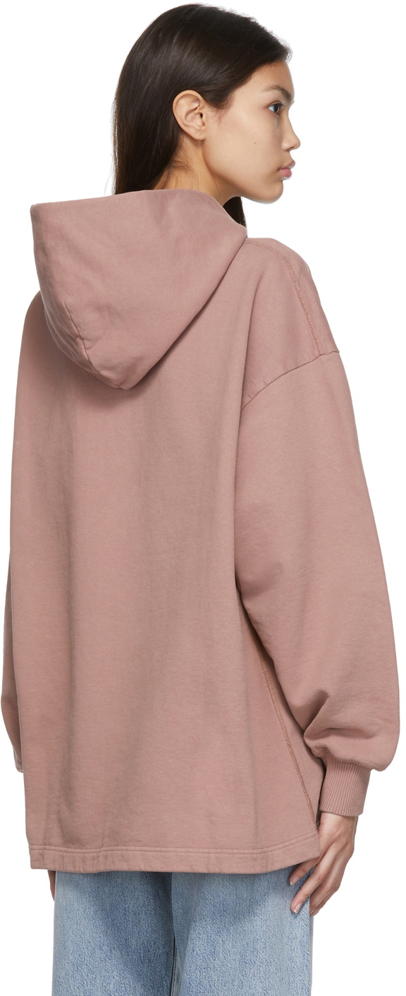 Angel Dear French Terry Checkerboard Pink Zip Hoodie + Wide Leg Pant