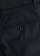 Lardini Wool and Cashmere-blend Trousers Navy