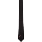 Givenchy Black and Red Logo Tie