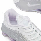 Nike Women's W SHOX R4 FS Sneakers in White/Grape/Multi