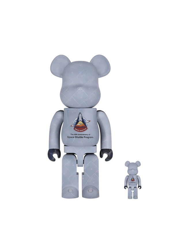 Photo: Medicom 100% + 400% Space Shuttle Be@Rbrick