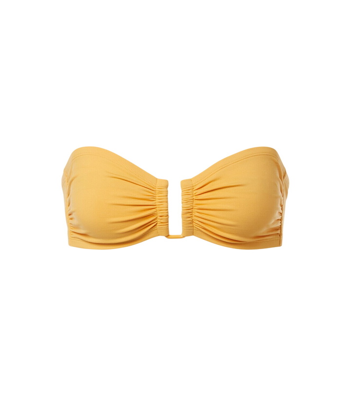 Photo: Eres Show gathered bandeau bikini top