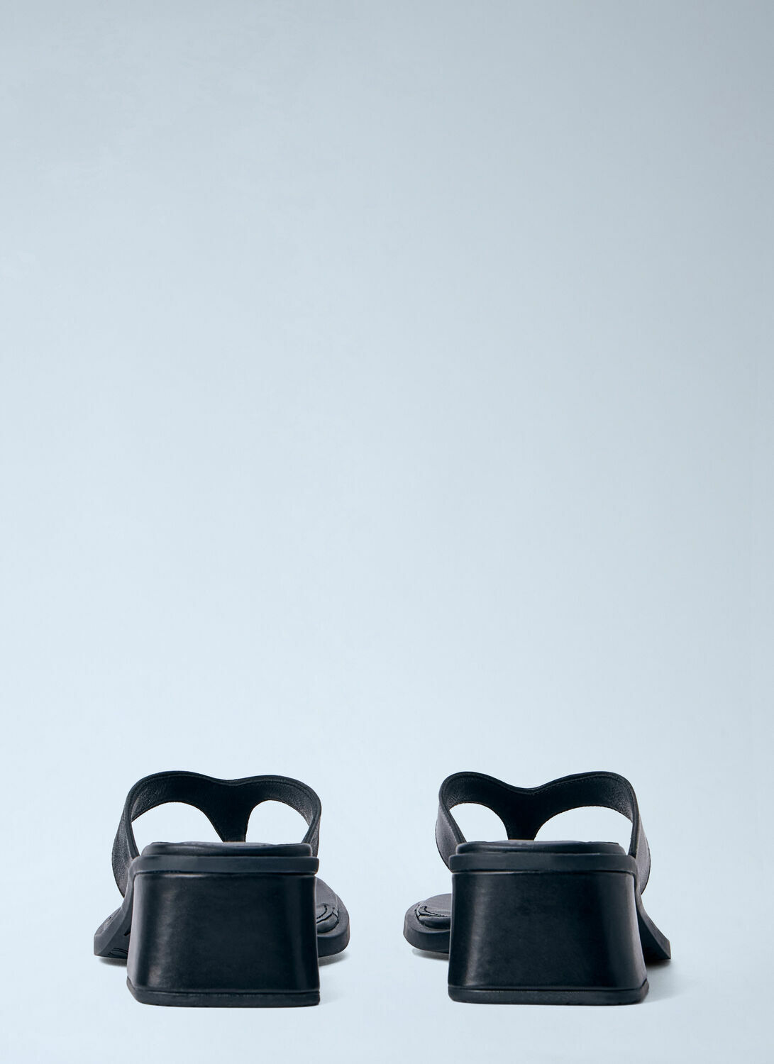 CAMPER Leather Block Heel Sandals