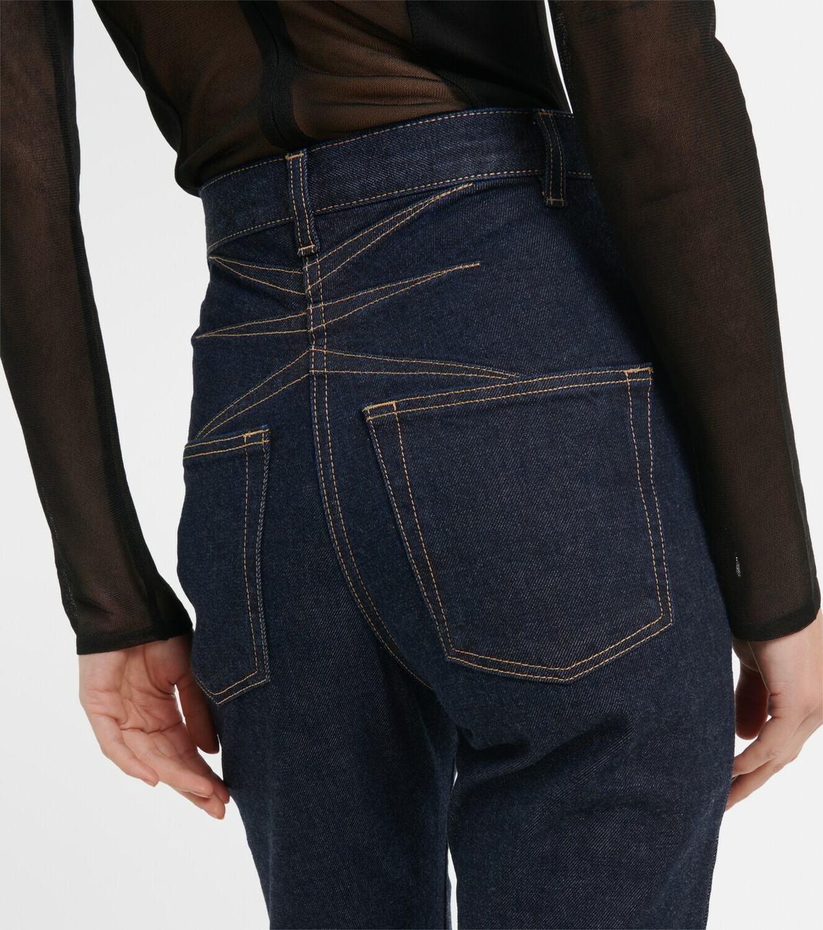 Alaïa High-rise slim jeans ALAÏA