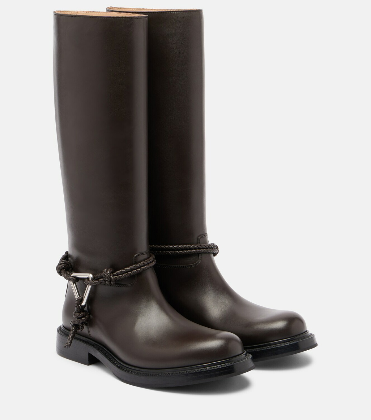 Bottega Veneta Leather knee-high boots