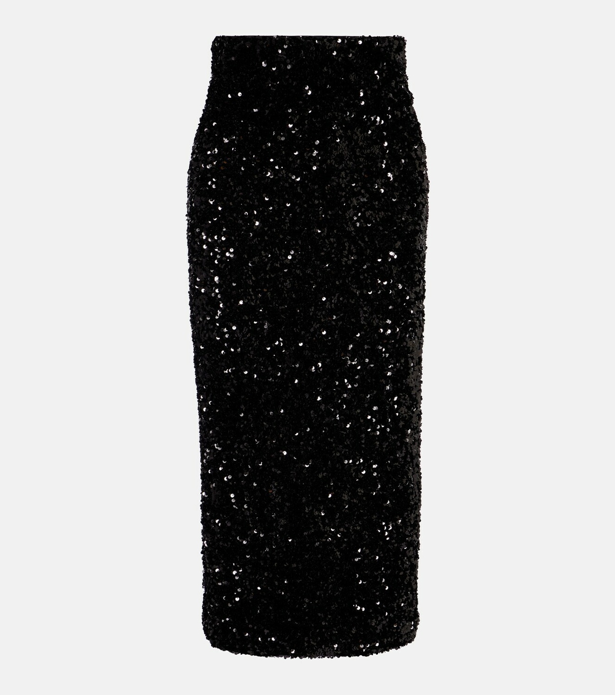 Vince Sequined velvet midi skirt