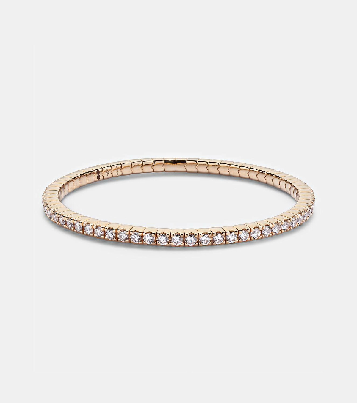 Bucherer Fine Jewellery Stretchy 18kt rose gold bracelet with diamonds