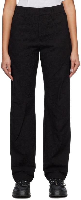 Photo: POST ARCHIVE FACTION (PAF) Black Three-Dimensional Trousers