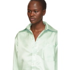 Matthew Adams Dolan Green Oversized Oxford Shirt