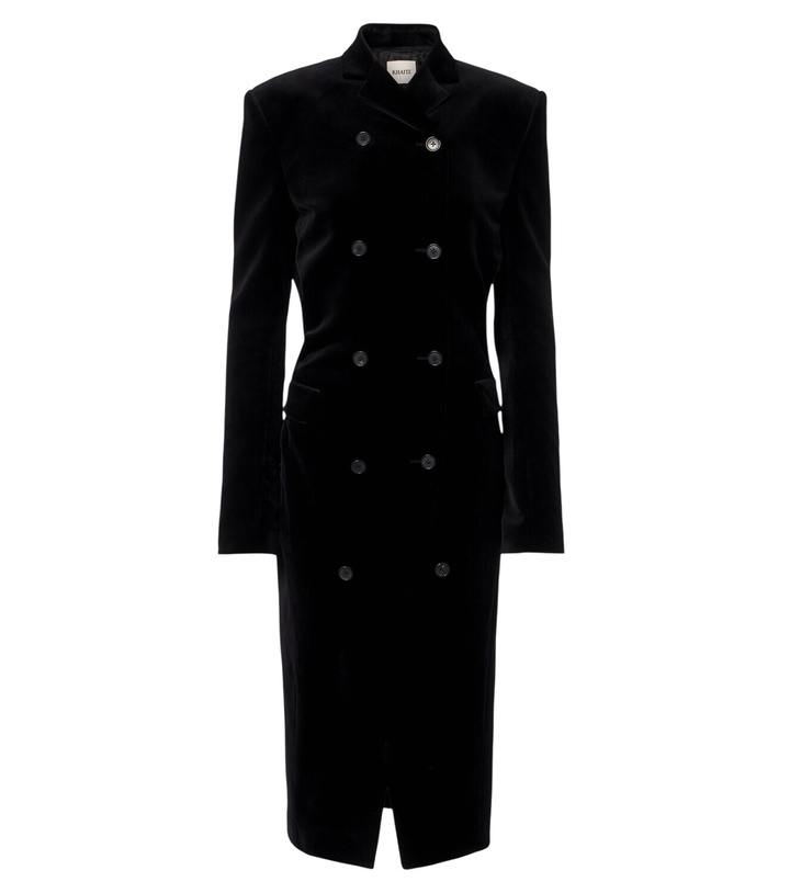 Photo: Khaite Rolon cotton double-breasted coat